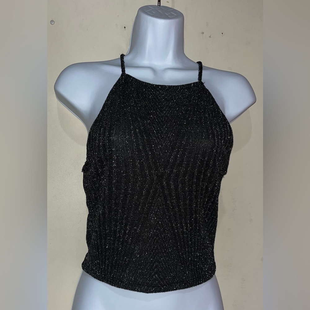 Haute Monde Sparkling Halter Top